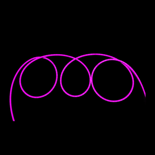 Светодиодный неон PROLUM™ 6x12 , IP68, 220V, Series "SL", PRO, Розовый Фото №2