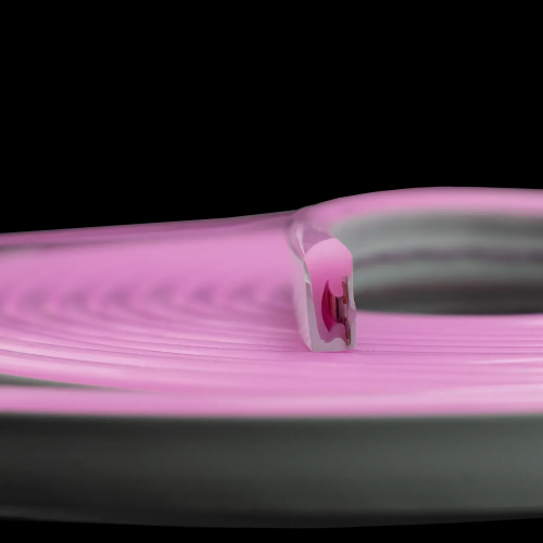 Светодиодный неон PROLUM™ 6x12 , IP68, 220V, Series "SL", PRO, Розовый Фото №4