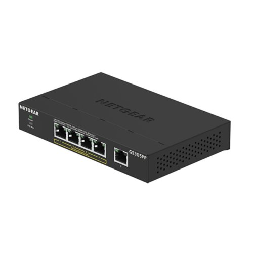 Комутатор GS305PP 5xGE (4xPoE), 83Вт, Некерований Фото №3