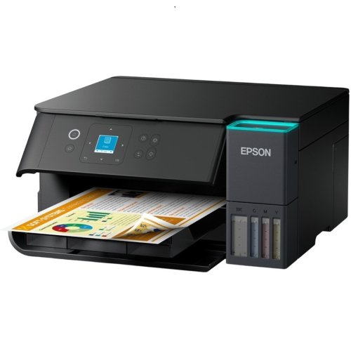 Багатофункціональний пристрій  ink color A4 EcoTank L4360 33_20 ppm Duplex USB Wi-Fi 4 inks Black Pigment Фото №3
