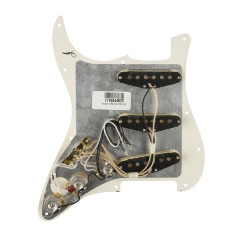 Пикгард PRE-WIRED STRAT PICKGUARD ORIGINAL '57/'62 SSS PARCHENT Фото №2