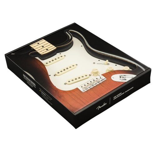 Пикгард PRE-WIRED STRAT PICKGUARD ORIGINAL '57/'62 SSS PARCHENT Фото №3