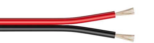 Дріт PROLUM™ для 2P для однокольорової стрічки 2x0.35мм;AWG24 Фото №2 Дріт PROLUM™ для 2P для однокольорової стрічки 2x0.35мм;AWG24 Фото №2