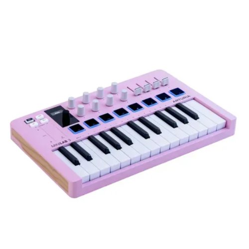 MIDI-клавиатура  MiniLab 3 (Rose Quartz) + Arturia Analog Lab V Фото №2