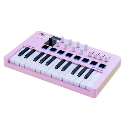MIDI-клавиатура  MiniLab 3 (Rose Quartz) + Arturia Analog Lab V Фото №3