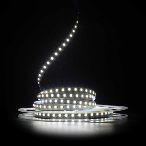 Світлодіодна LED стрічка PROLUM™ 24V; IP20; 2835\120; CUT; Series "S", Білий (5500-6000К) Фото №2