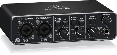 Аудіоінтерфейс BEHRINGER UMC202HD Фото №5