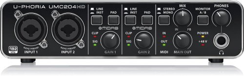 Аудіоінтерфейс BEHRINGER UMC204HD Фото №5 Аудіоінтерфейс BEHRINGER UMC204HD Фото №5