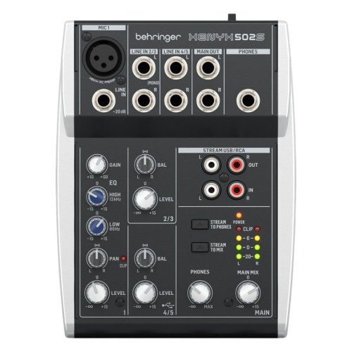Микшерный пульт BEHRINGER XENYX 502S
Фото №4