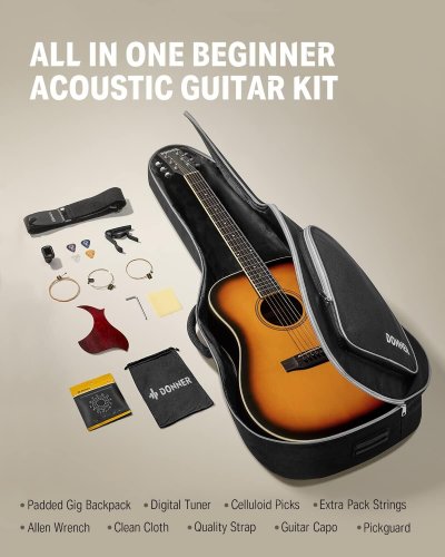 Гитарный набор Sunburst Acoustic Guitar EC1019 Фото №2 Гитарный набор Sunburst Acoustic Guitar EC1019 Фото №2