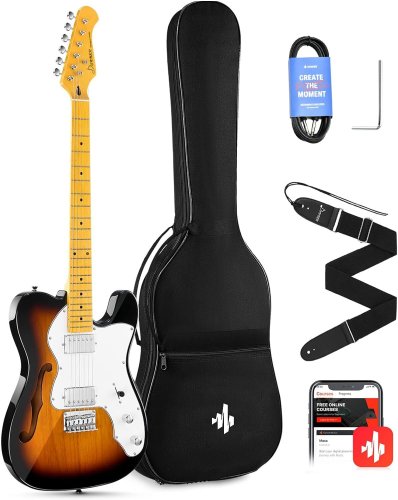 Гитарный набор EC1407 DJC-1000S Sunburst Electric Guitar Фото №2