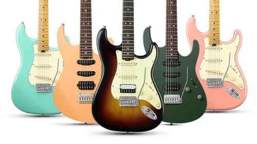 Електрогітара DST-600 Electric Guitar-surf green EC6801 Фото №2