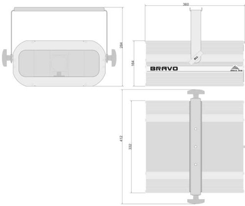 Світловий прилад BRAVO Фото №2 Світловий прилад BRAVO Фото №2