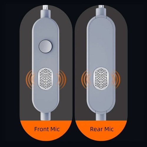 Кабель для наушников M2 Dual Mic Silver-Plated Upgrade Cable Фото №5