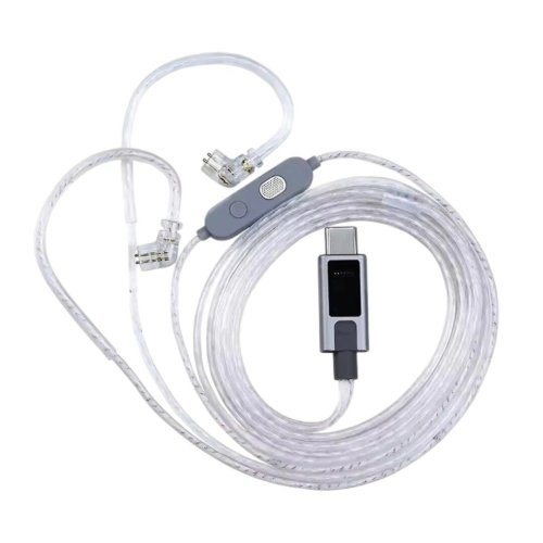 Кабель для наушников M2 Dual Mic Silver-Plated Upgrade Cable Фото №2