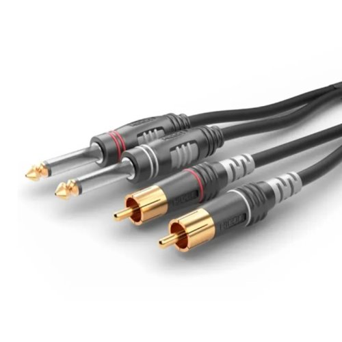 Инструментальный кабель HBA-62C2-0150 Instrument cable | 2 x jack / 2 x RCA, HICON Фото №2 Инструментальный кабель HBA-62C2-0150 Instrument cable | 2 x jack / 2 x RCA, HICON Фото №2