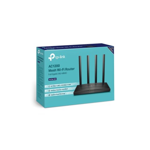 Маршрутизатор ARCHER A6 AC1200, 4xGE LAN, 1xGE WAN, MU-MIMO Фото №4