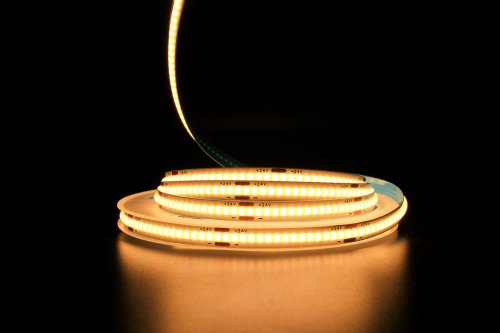 Світлодіодна LED стрічка PROLUM™ 24V; СОВ; 320; LED; IP20; Series "S", Тепло-Білий (2800-3200K) Фото №2
