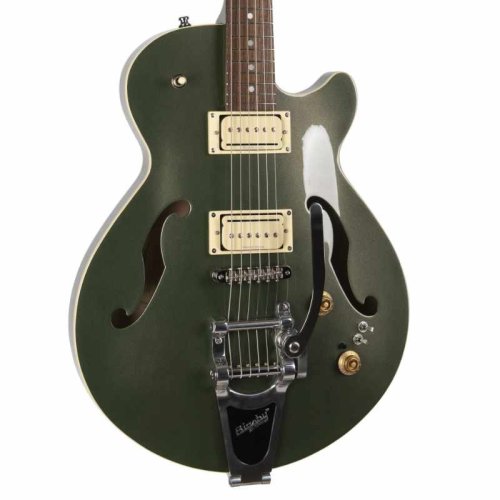 Полуакустическая электрогитара Montreal Premiere Ltd Desert Green w/Bigsby Фото №3