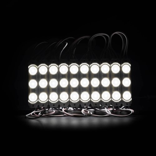 Світлодіодний модуль PROLUM V2, SMD2835, 3LED, 12V, 1W, З лінзою, Білий Фото №2