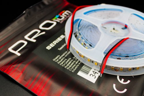 Світлодіодна LED стрічка PROLUM™ 48V; 2835\120; IP20; Series "SG", Білий, 6500К Фото №7