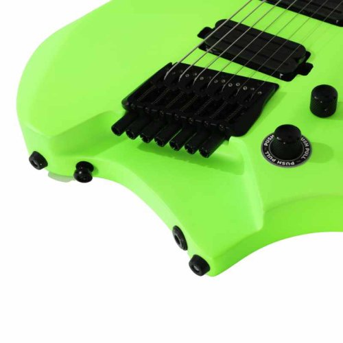 Безголовая электрогитара HZ7 S/NGN (Satin Neon Green) Фото №5 Безголовая электрогитара HZ7 S/NGN (Satin Neon Green) Фото №5