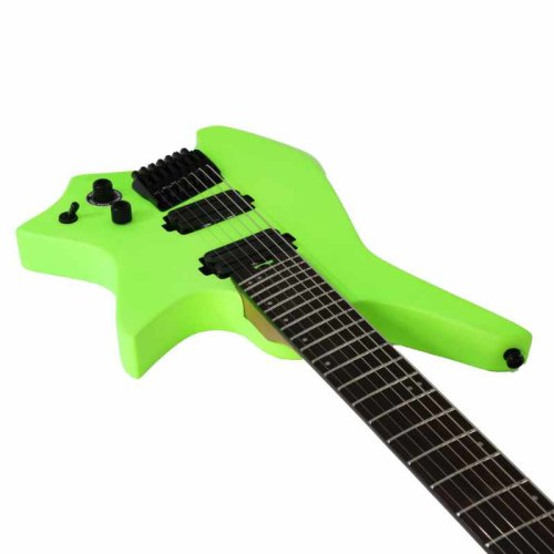 Безголовая электрогитара HZ7 S/NGN (Satin Neon Green) Фото №6 Безголовая электрогитара HZ7 S/NGN (Satin Neon Green) Фото №6
