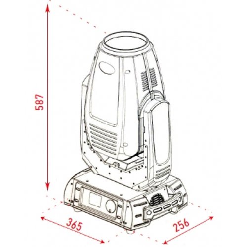 Световая голова LUX HOTBEAM 280 Фото №3