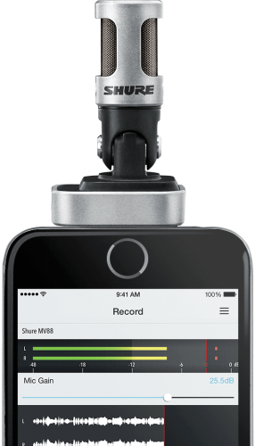 Конденсаторний мікрофон MV88 Фото №4 Конденсаторний мікрофон MV88 Фото №4