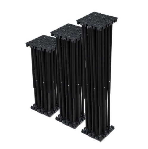 Ножки для платформы AluDeck Spider RISERS 1X1 20CM BLACK Фото №5