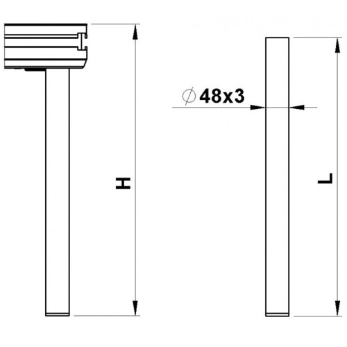 Ножки для платформы AluDeck RL-08 Фото №3