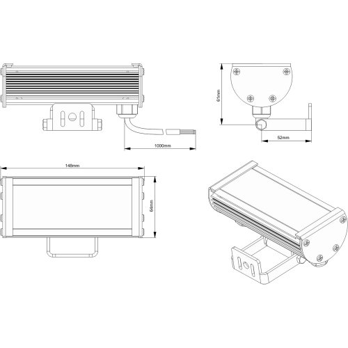 Светильник LED линейный LS Line-3-65-03-P Фото №2