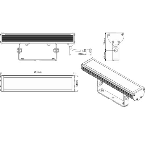 Светильник LED линейный LS Line-4-20-08-P Фото №2