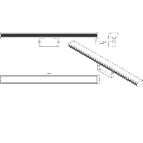 Светильник LED линейный LS Line-4-20-24-C Фото №2