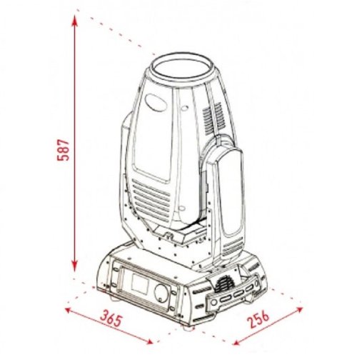 Світлова голова LUX BEAM 280 Фото №2 Світлова голова LUX BEAM 280 Фото №2