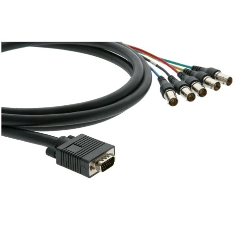 Кабель VGA (HD15) на 5 BNC C-GM/5BF-6 Фото №2