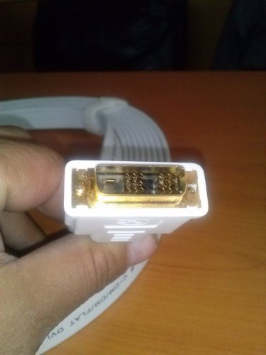 Кабель DVI-D (белый) C-DM/DM/FLAT(W)-3 Фото №3