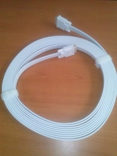 Кабель DVI-D (білий) C-DM/DM/FLAT (W)-25 Фото №2