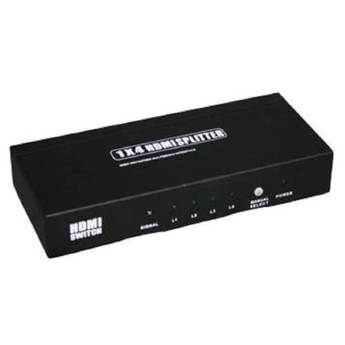 Розгалужувач GOLDKABEL HDMI Splitter 4-outputs Фото №2