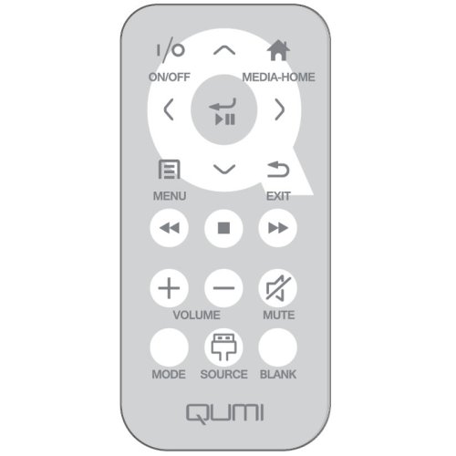 Мультимедийный проектор Qumi Q6-WT Фото №4