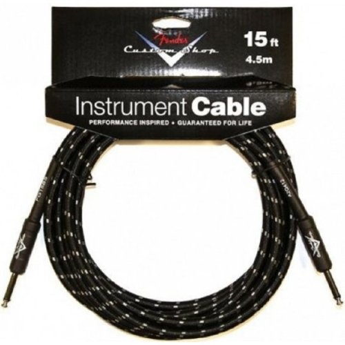Інструментальний кабель CUSTOM SHOP CABLE 15' BLACK TWEED Фото №2
