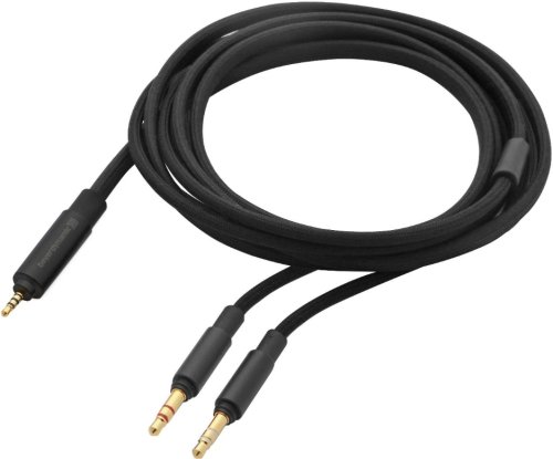 Кабель для навушників Audiophile cable balanced 1.40m (black)  Фото №3