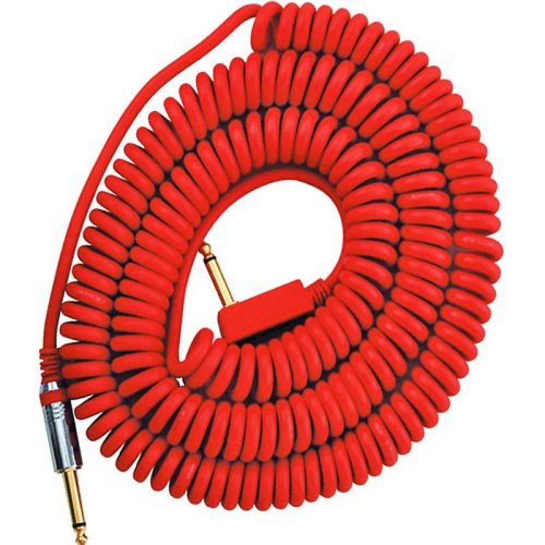 Инструментальный кабель Vintage Coiled Cable, Red Фото №2