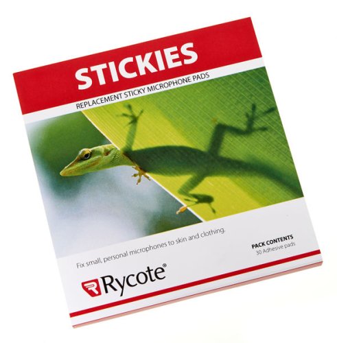 Наклейки для петличних мікрофонів Stickies - pack of 100 uses Фото №2