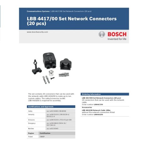 Роз'єм LBB4417/00 Фото №2 Роз'єм LBB4417/00 Фото №2