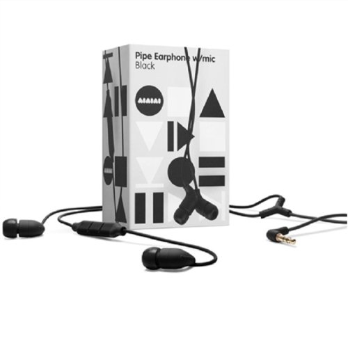 Наушники Pipe Earphone Black w/ mic Фото №3