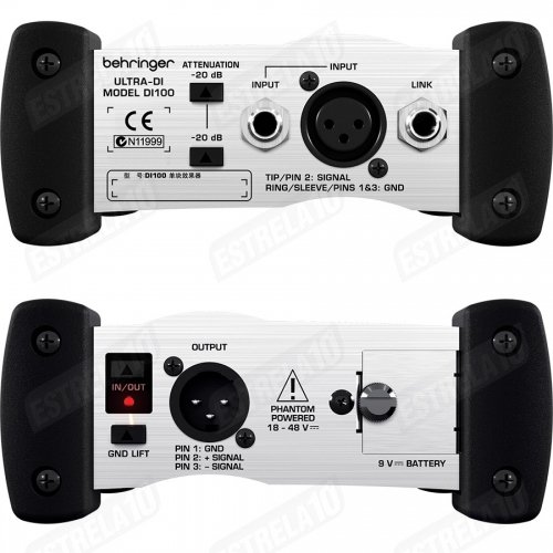 Одноканальний активний DI Box DI100 Фото №4