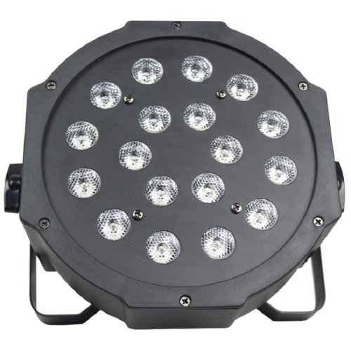 Світлодіодний LED прожектор PR-D030F mini 18*3w par light IEC power in and out Фото №2
