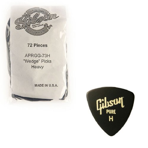 Медиатор APRGG-73H 1 2 GROSS BLACK WEDGE STYLE HEAVY Фото №2