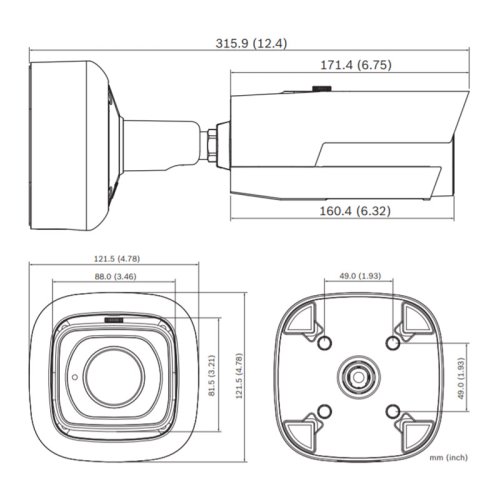 IP-відеокамера Bullet 2MP 2.8-12mm auto IP66 SMB Фото №2